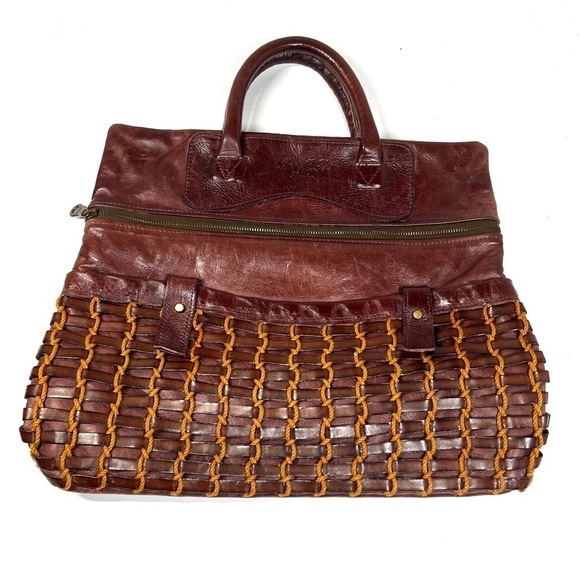 Jas M B London crossbody leather handbag handmade in England - Picture 3 of 15